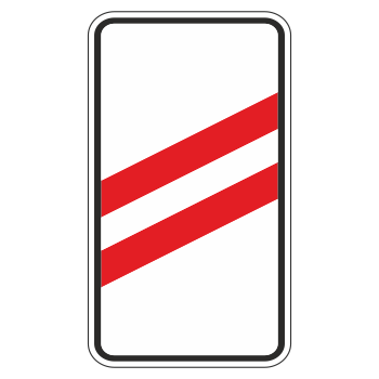 Дорожный знак 1.4.2 «Приближение к железнодорожному переезду» (металл 0,8 мм, III типоразмер: 450х900 мм, С/О пленка: тип В алмазная)